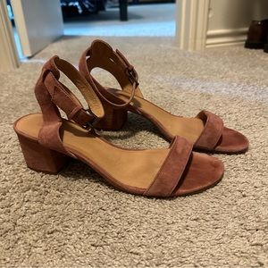 EUC suede sandals from Madewell